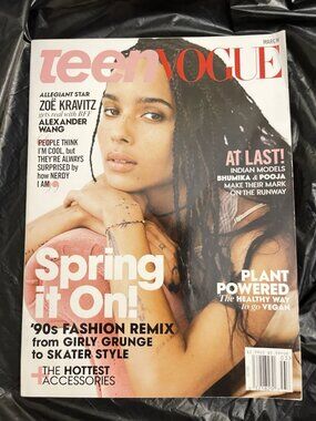 ZOE KRAVITZ-  TEEN VOGUE Magazine  March 2016 - No Label - ALLEGIANT
